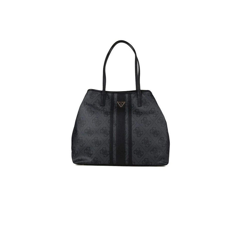 Guess Women's Black Shopping Bags, One Size, Victtoria Large 2 In 1 Tote