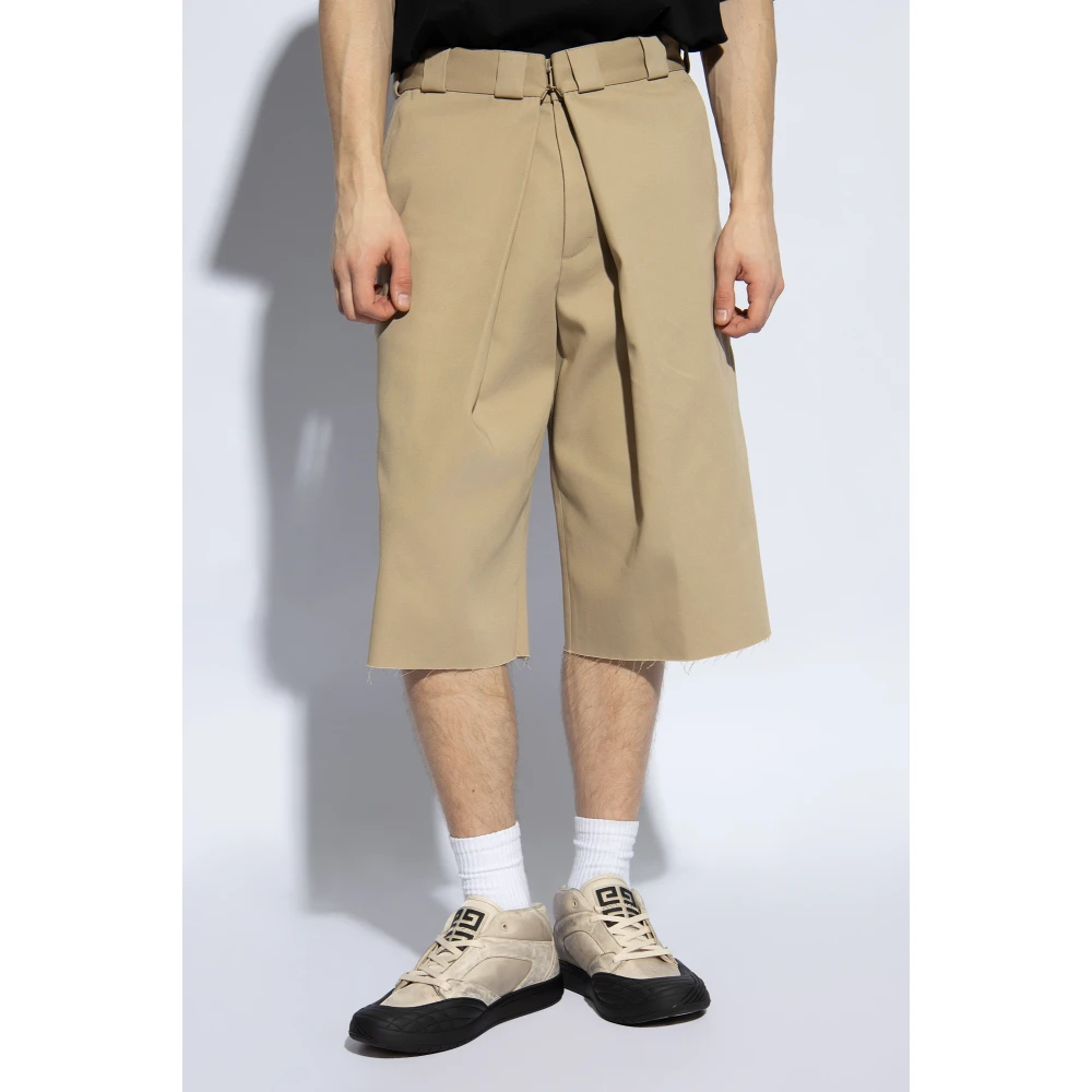 Givenchy Shorts met plooien Beige Heren