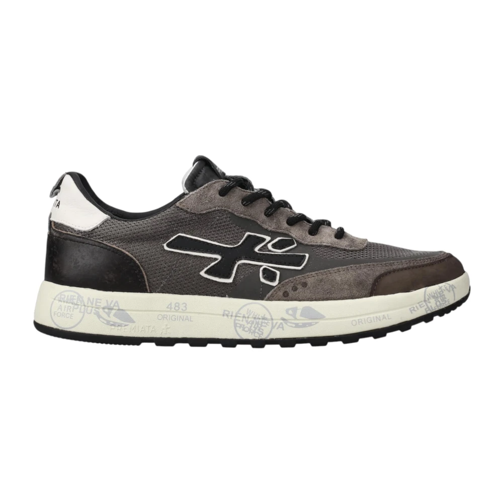 Premiata Grijze Urban Hardloopschoenen Heren Schoenen Grijs
