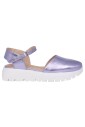 sandale-femme-en-cuir-violet