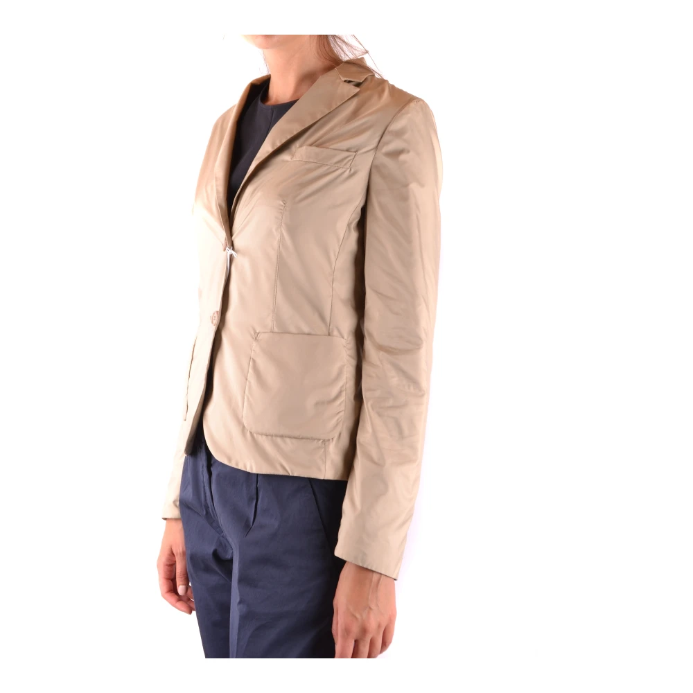 Aspesi Punk-geïnspireerd leren jack Beige Dames
