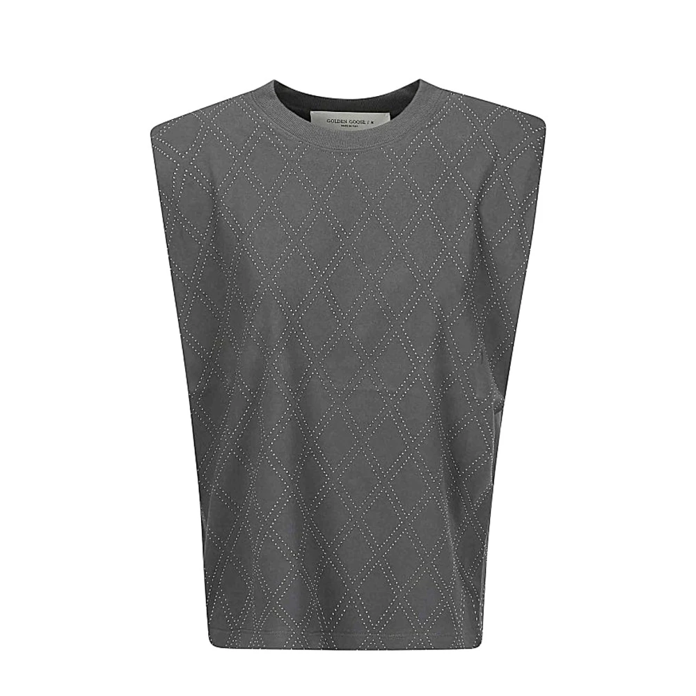 Tops > Sleeveless Tops - - Golden Goose - Modalova