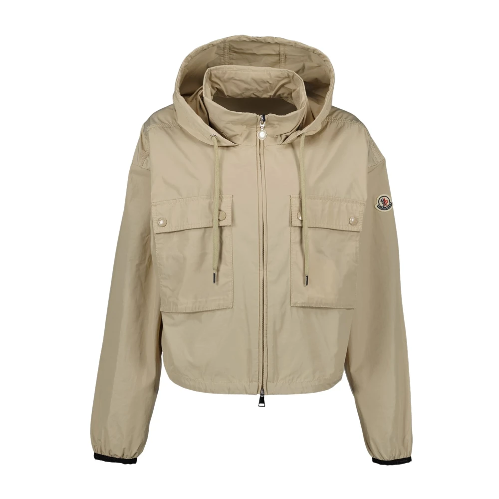 Moncler Elegante Leda Jas voor Vrouwen Beige Dames