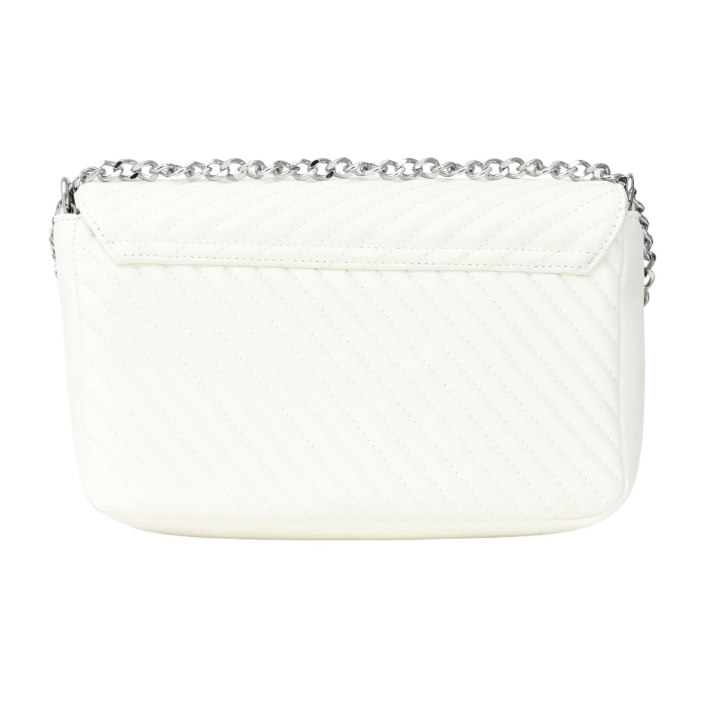 Richmond Witte Schoudertas Elegant Diagonaal Quilt White Dames