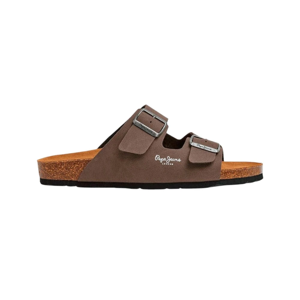 Pepe Jeans Men's Brown Sliders, 10 Uk, Bio Chicago Sandals