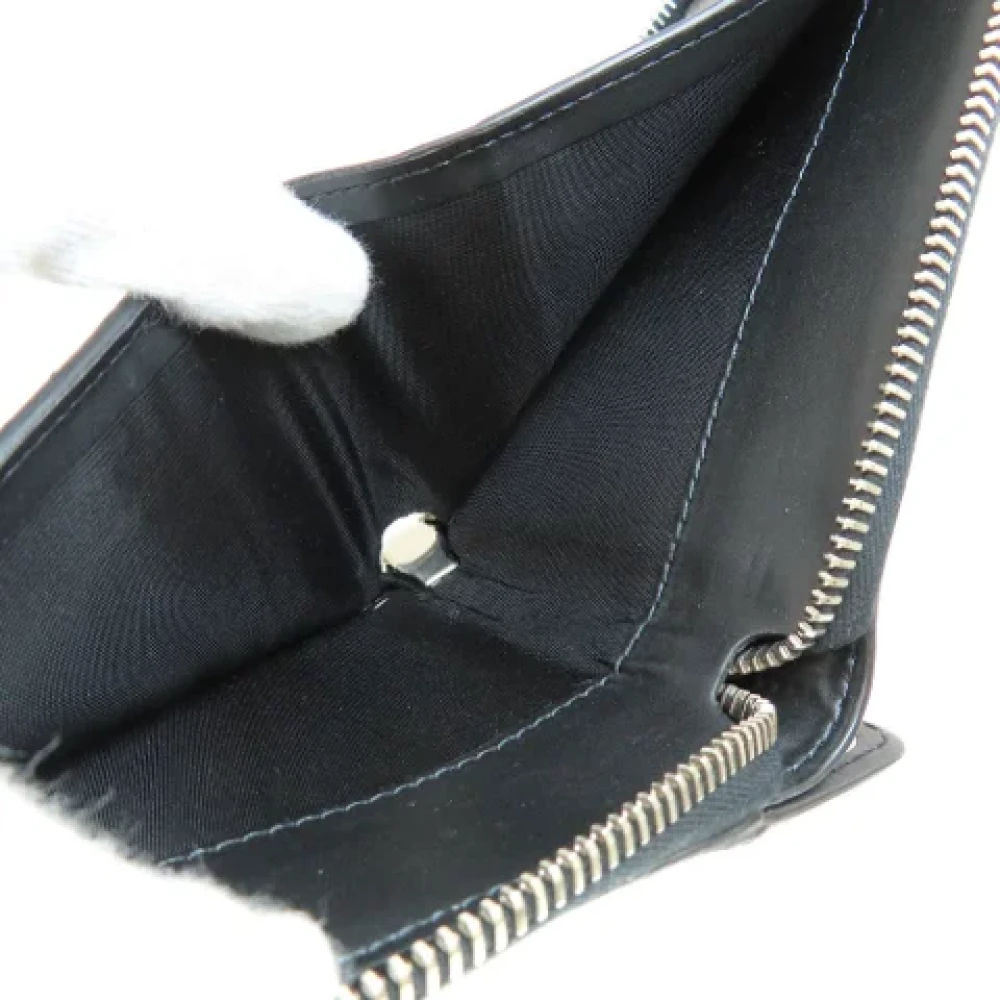 Valentino Vintage Pre-owned Leather wallets Black Dames