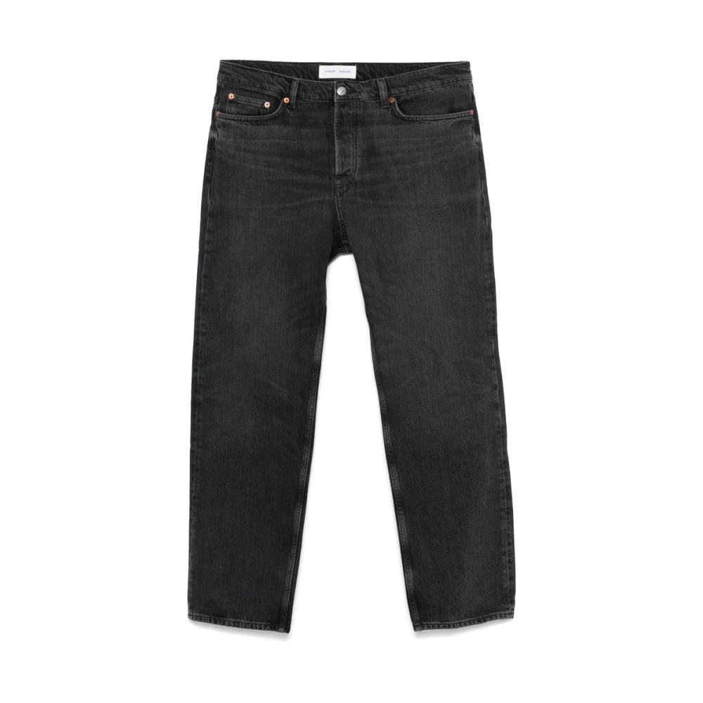 Samsøe Zwarte Klassieke Vijf Zak Jeans Black Heren