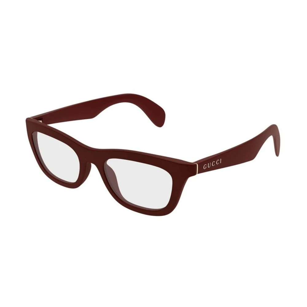 Gucci Women's Red Glasses, 51 Mm, Cat Eye Eyeglasses