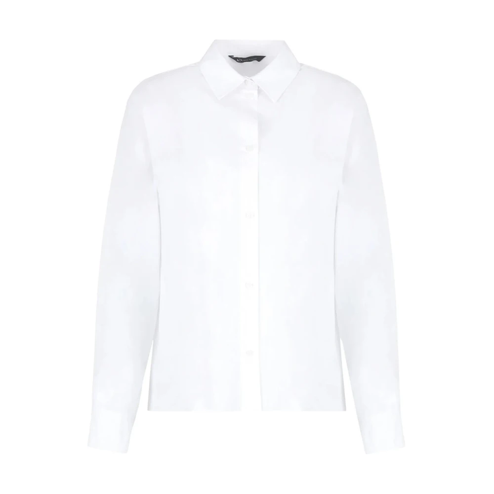 Armani Exchange Optic White 3Dyc27 Yn4rz Shirt White Dames
