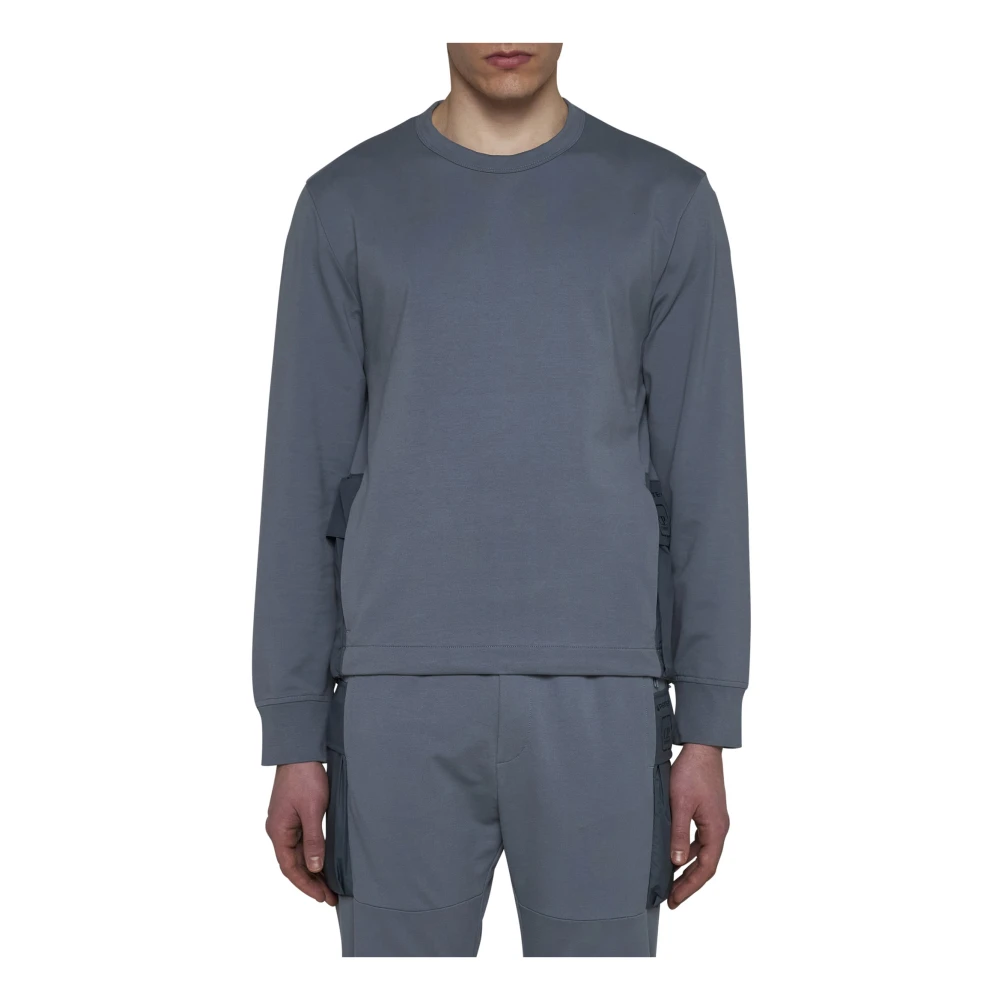 C.P. Company Metropolis Sweater Blauw-Grijs Jersey Textuur Blue Heren