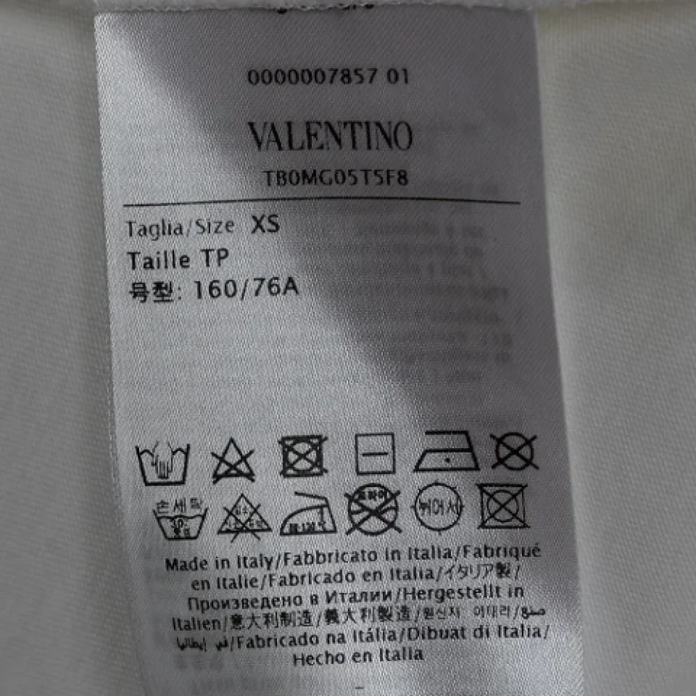 Valentino Vintage Pre-owned Cotton tops White Dames