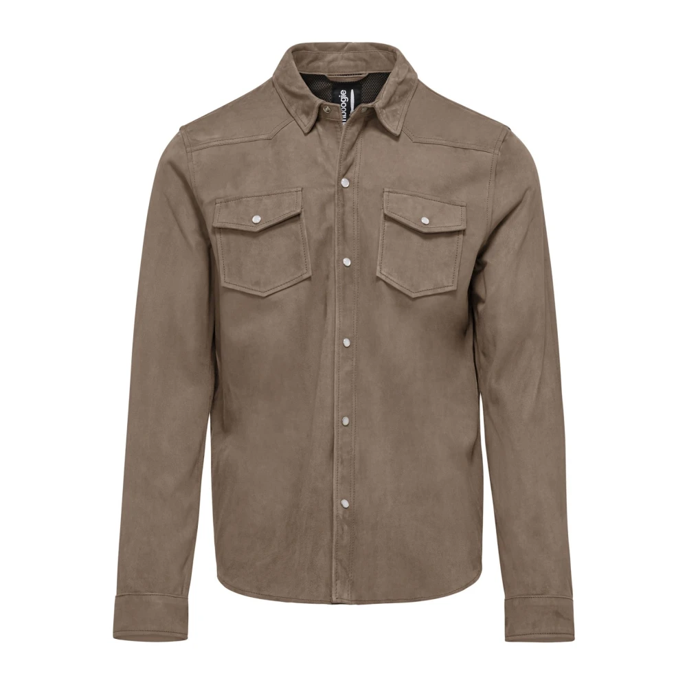 Jackets > Leather Jackets - - BomBoogie - Modalova