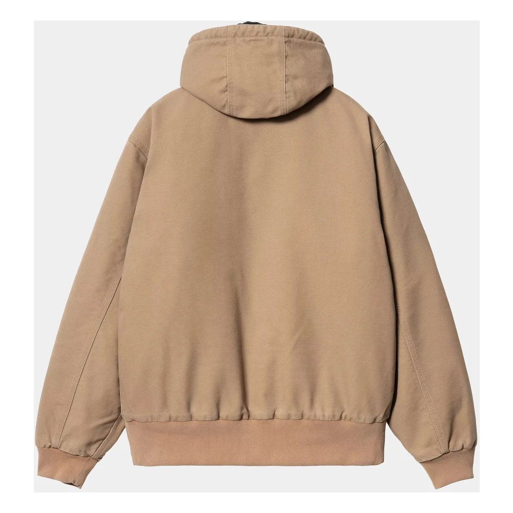 Carhartt WIP Biologische Katoenen Actieve Jas Peanuts Brown Heren