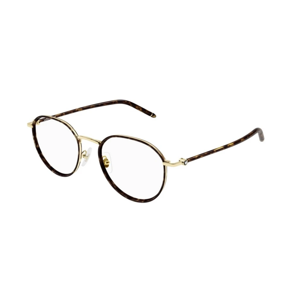 Montblanc Gouden zonnebril verhoogt je stijl Multicolor Unisex