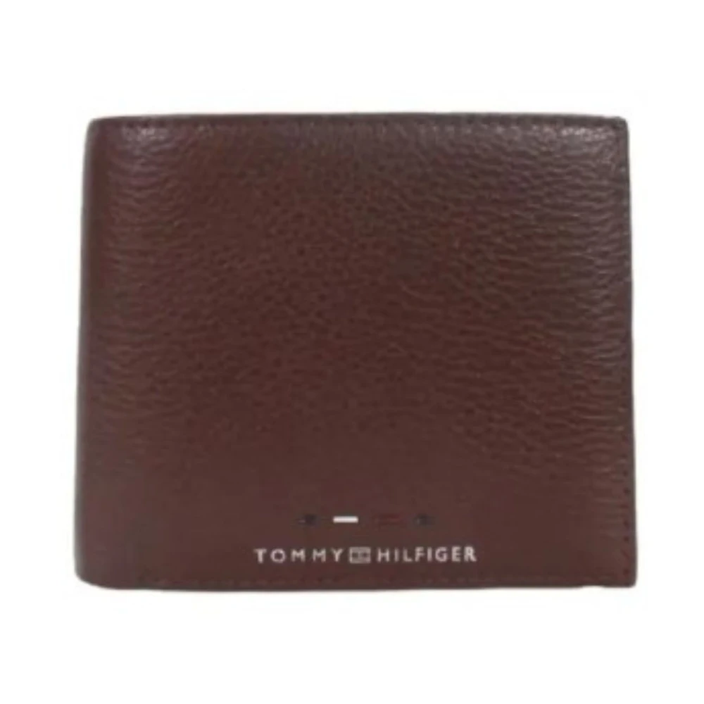 Tommy Hilfiger Heren Premium Portemonnee met Muntvak Brown Heren