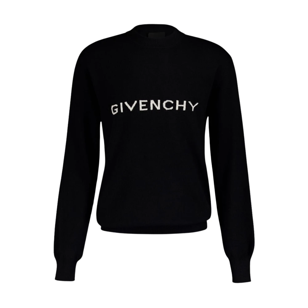Givenchy Zwarte Wollen Trui Black Dames