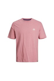 Prism Pink Jack & Jones Jortulum Tee Ss Crew Neck T-Shirt