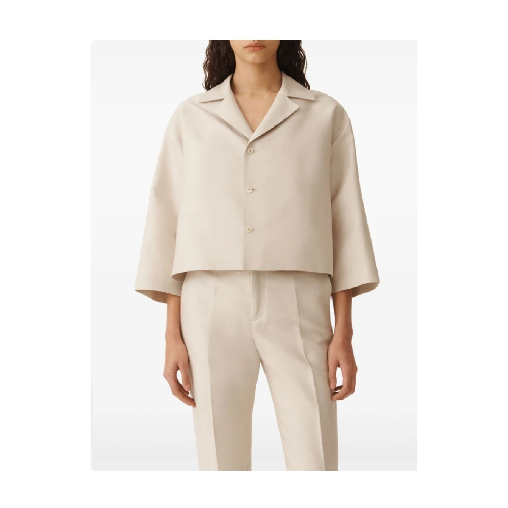 Fabiana Filippi Stijlvolle Jassen voor elke gelegenheid Beige Dames