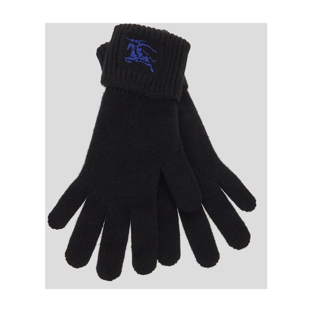 Burberry Kasjmier Zwarte Handschoenen Black Dames