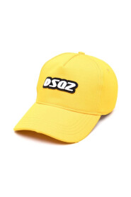 Żółta czapka baseballowa z logo