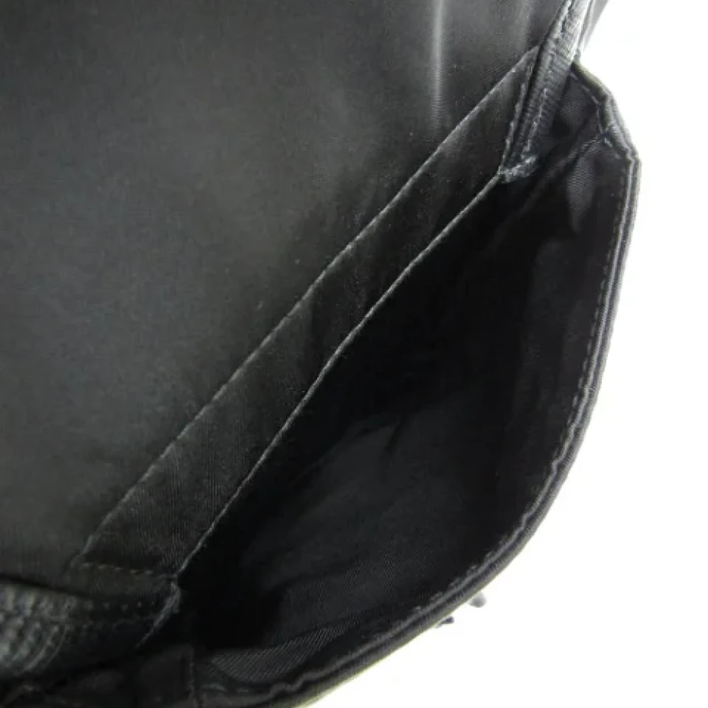Prada Vintage Pre-owned Leather shoulder-bags Black Dames