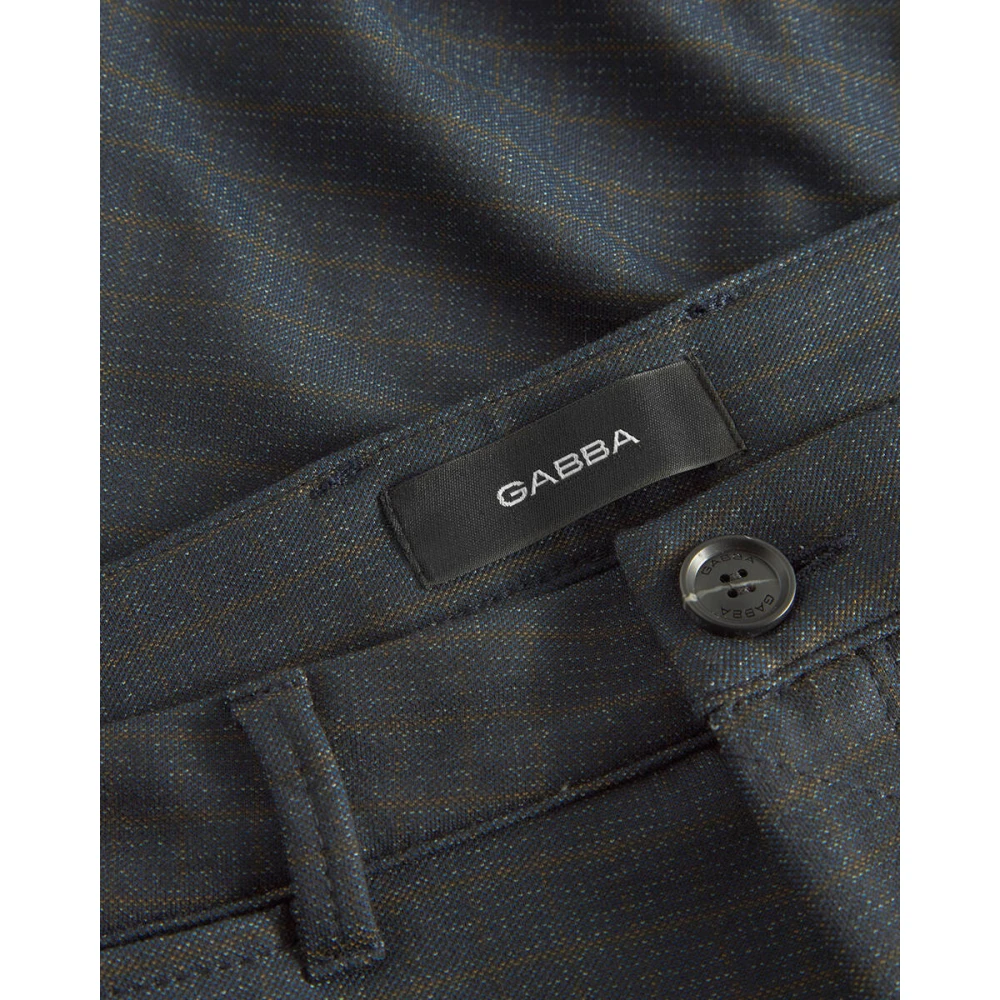 Gabba Chino Contro Broek Blue Heren