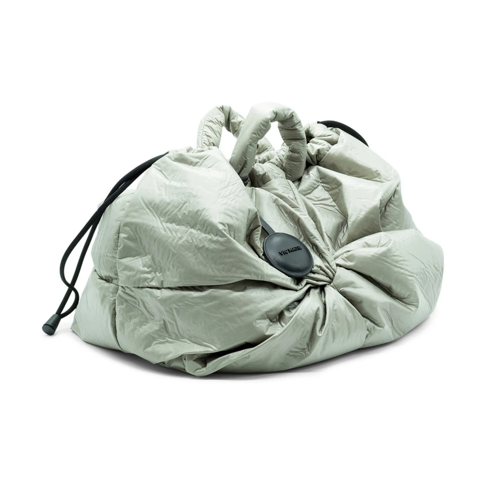 Vic Matié Maxi Shopper met Knoop in Duif Grijs Gray Dames
