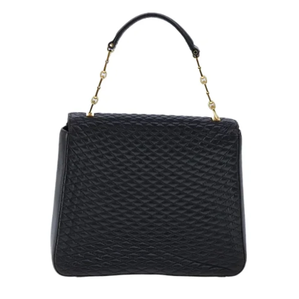 Bally Pre-owned Leather handbags Black Dames