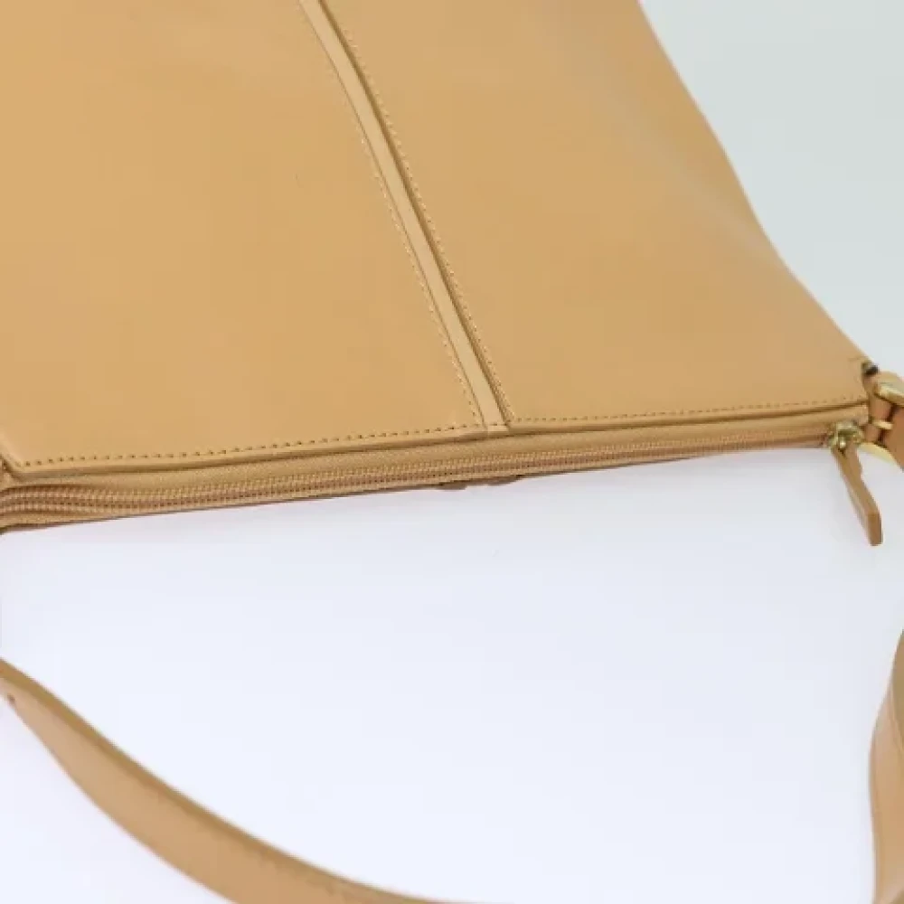 Burberry Vintage Pre-owned Canvas shoulder-bags Beige Dames