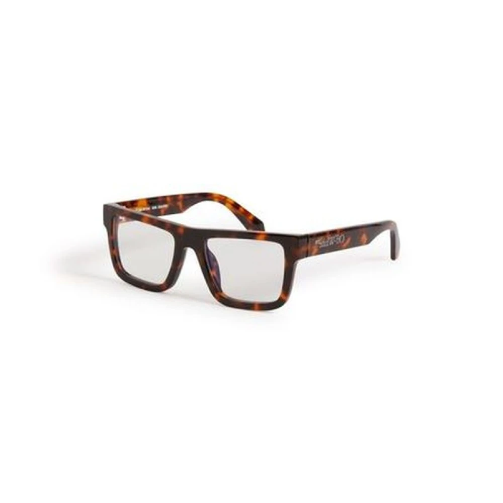 Off White Stijlvolle Modieuze Bril Brown Unisex