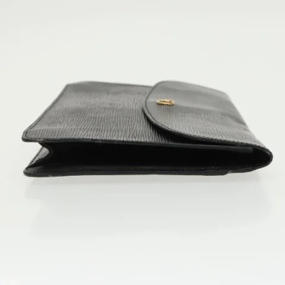 Louis Vuitton Vintage Pre-owned Leather clutches Black Dames