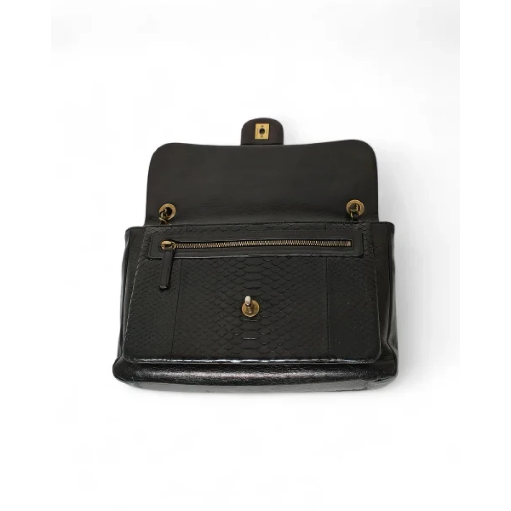 Chanel Vintage Pre-owned Leather chanel-bags Black Dames