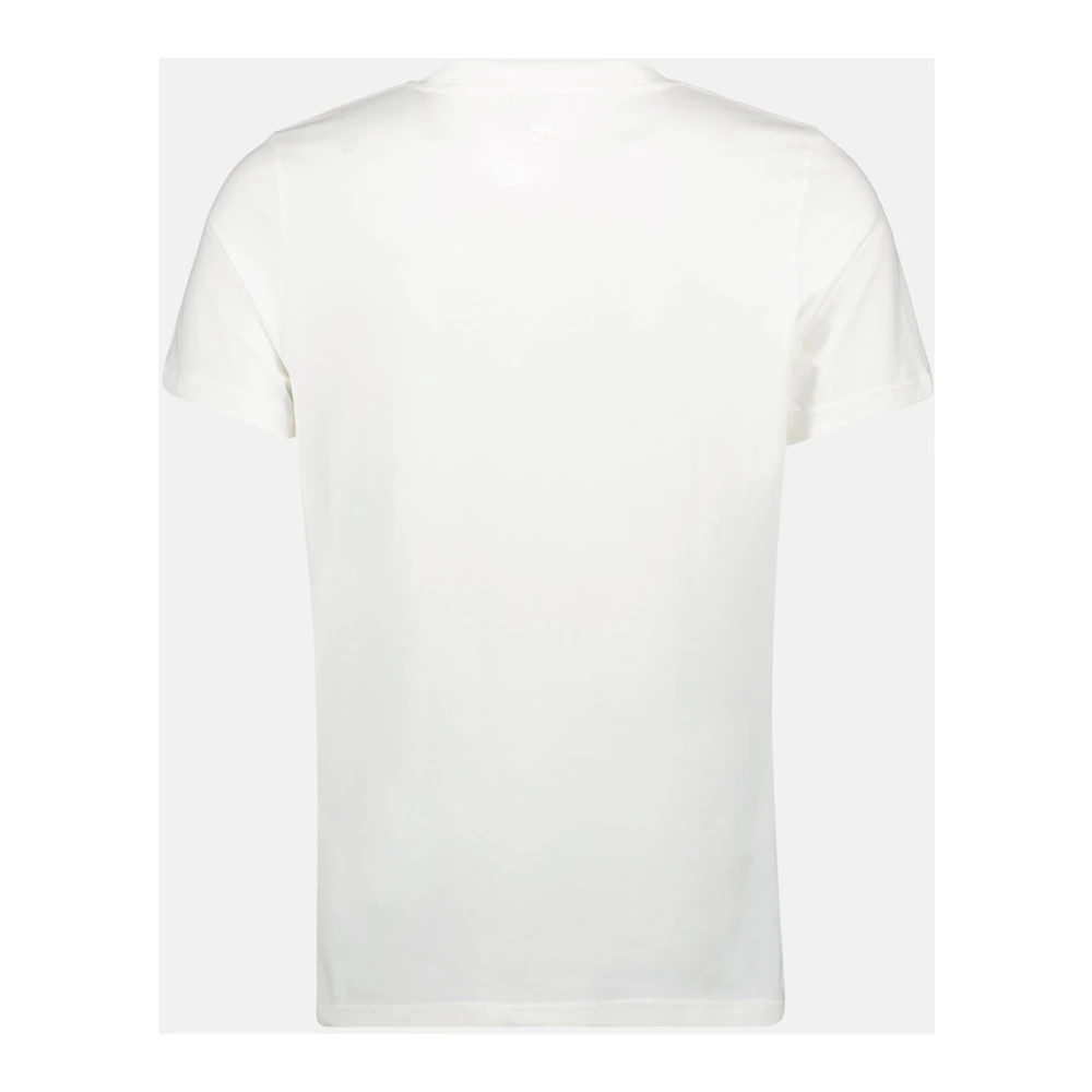 Courrèges Wit Katoenen T-shirt Lente-Zomer 2025 White Heren
