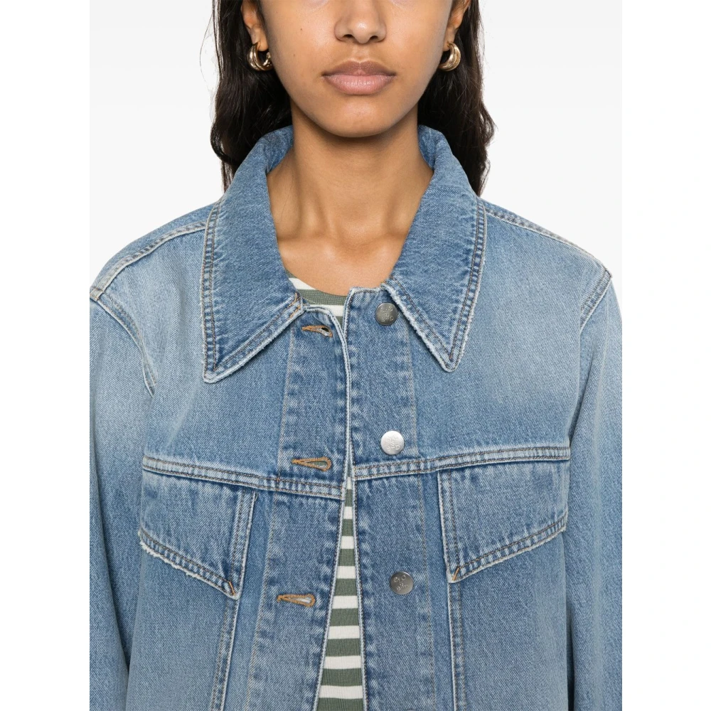 closed Heldere Blauwe Knoopjas Blue Dames