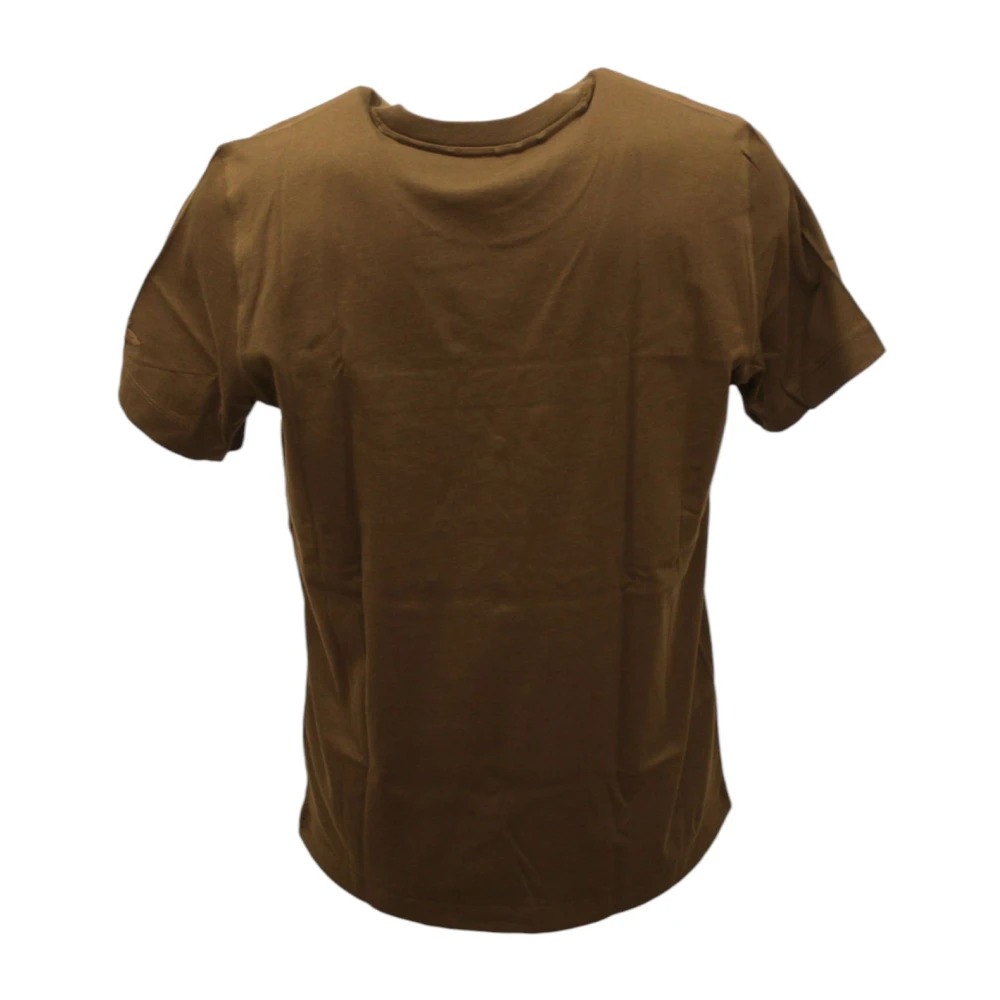aeronautica militare Korte Mouw T-shirt Brown Heren