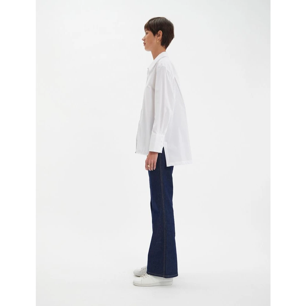 Ines De La Fressange Paris Falco witte katoenen overhemd White Dames
