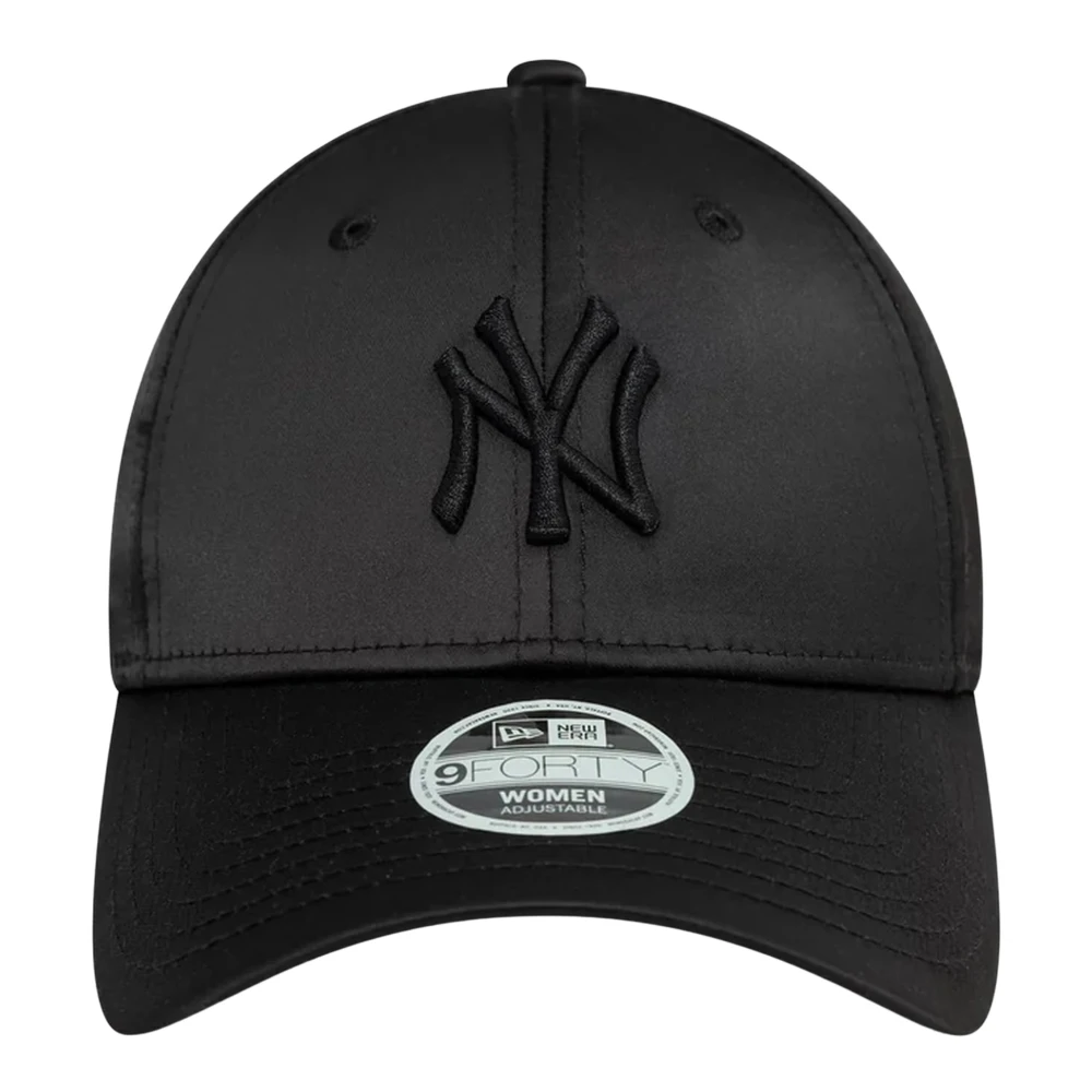 new era Zwarte Yankees Satijnen Pet Black Heren
