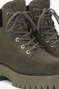 bottines-a-lacets-vert-fonce