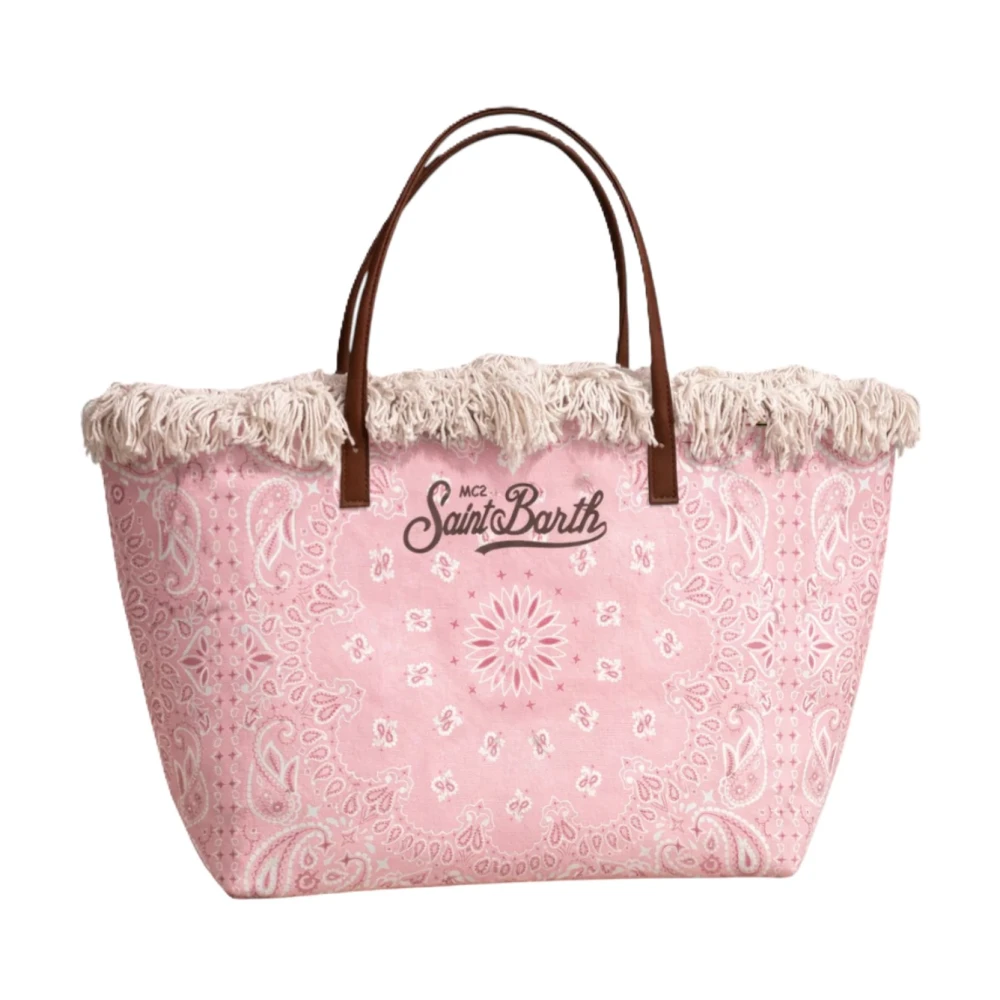 Mc2 Saint Barth Women's Pink City Bag - Shopping Bags - One Size - Bags