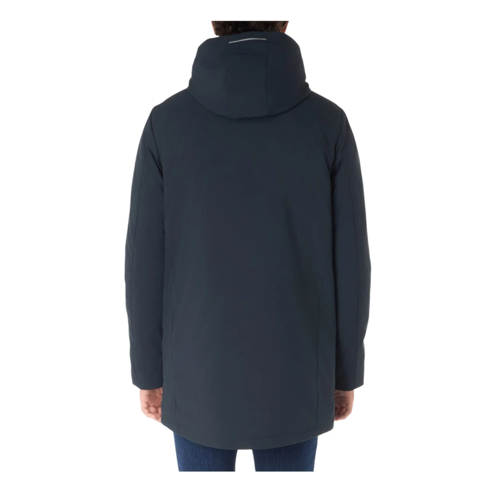 People of Shibuya Parka Met Capuchon Blue Heren