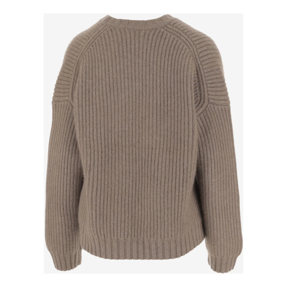 Khaite Beige Cashmere Crew Neck Sweater Beige Dames