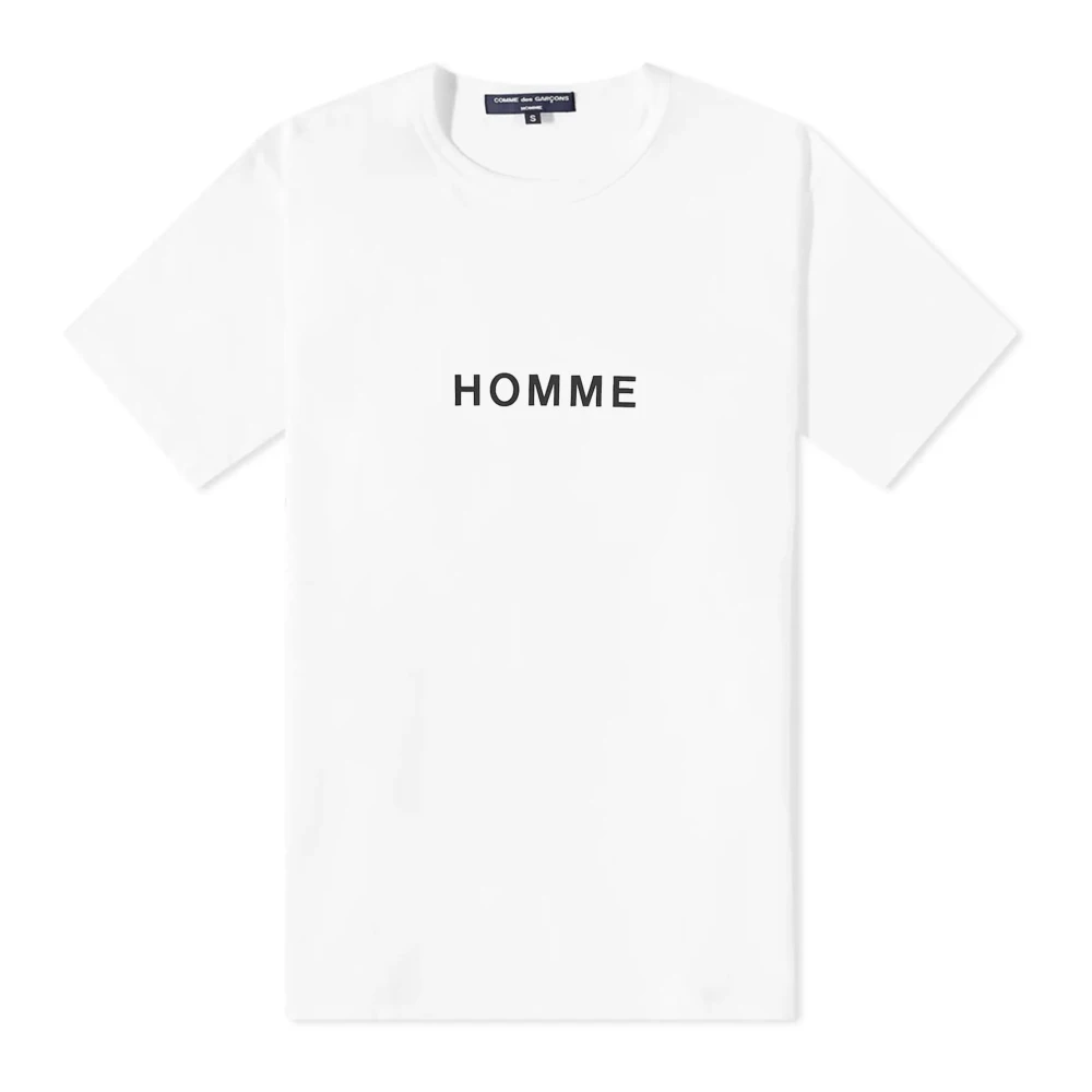 Comme des Garçons Stijlvol Wit T-shirt voor Mannen White Heren