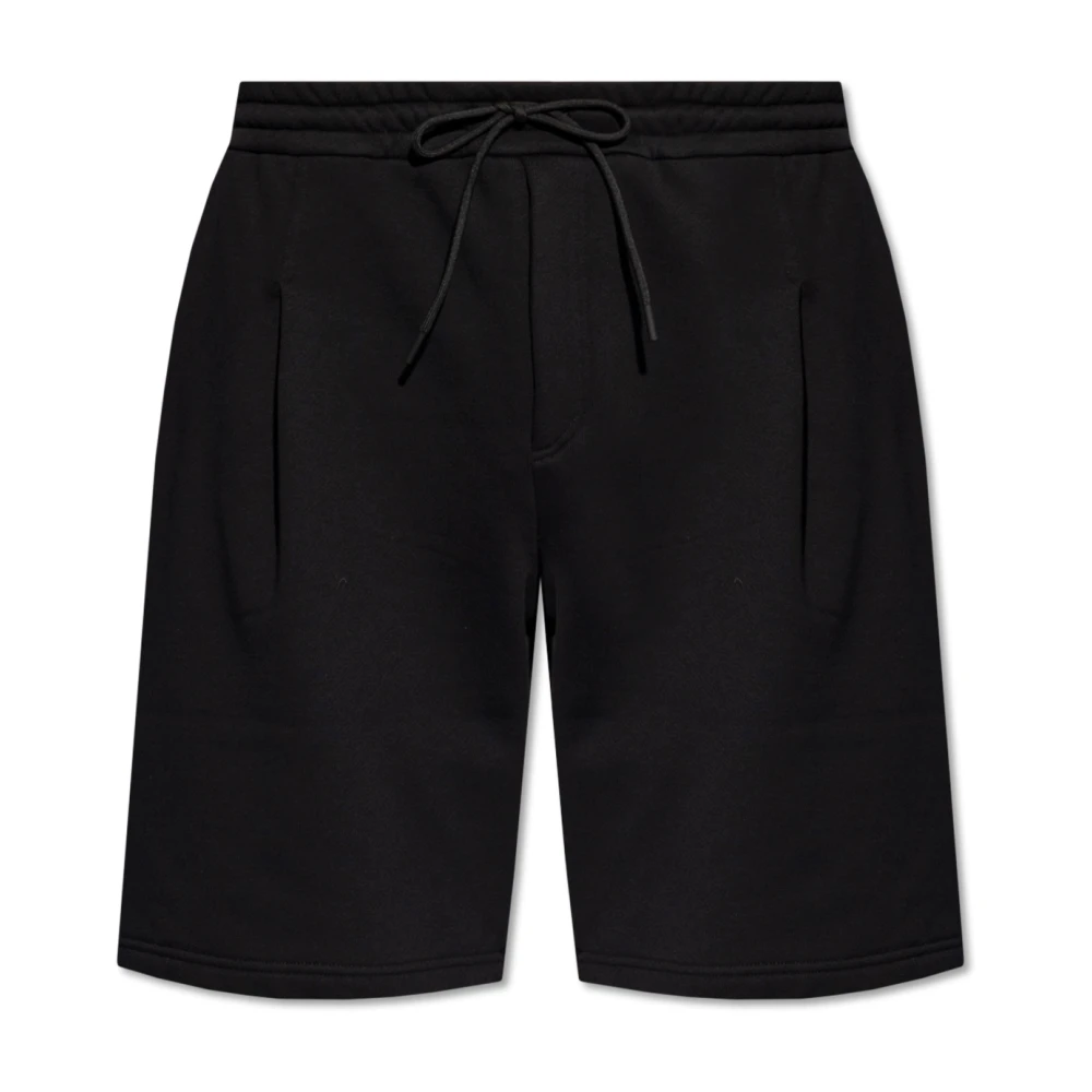 Emporio Armani Katoenen shorts Black Heren