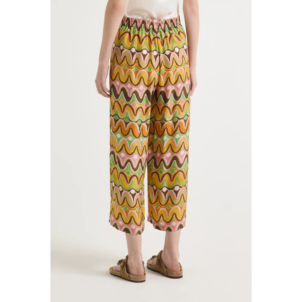 Maliparmi Collectie Printbroek Orange Dames
