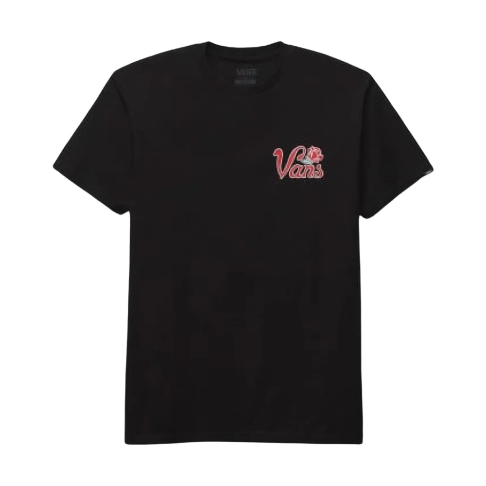 Vans Zwart Katoen Logo T-Shirt Black Heren