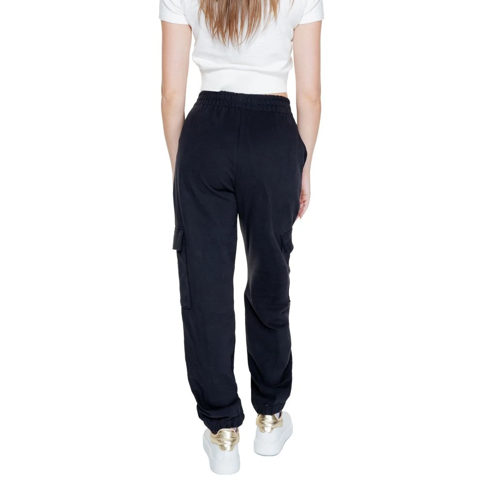 Calvin Klein Jeans Zwarte Geregenereerde Katoenen Jeans Broek Black Dames