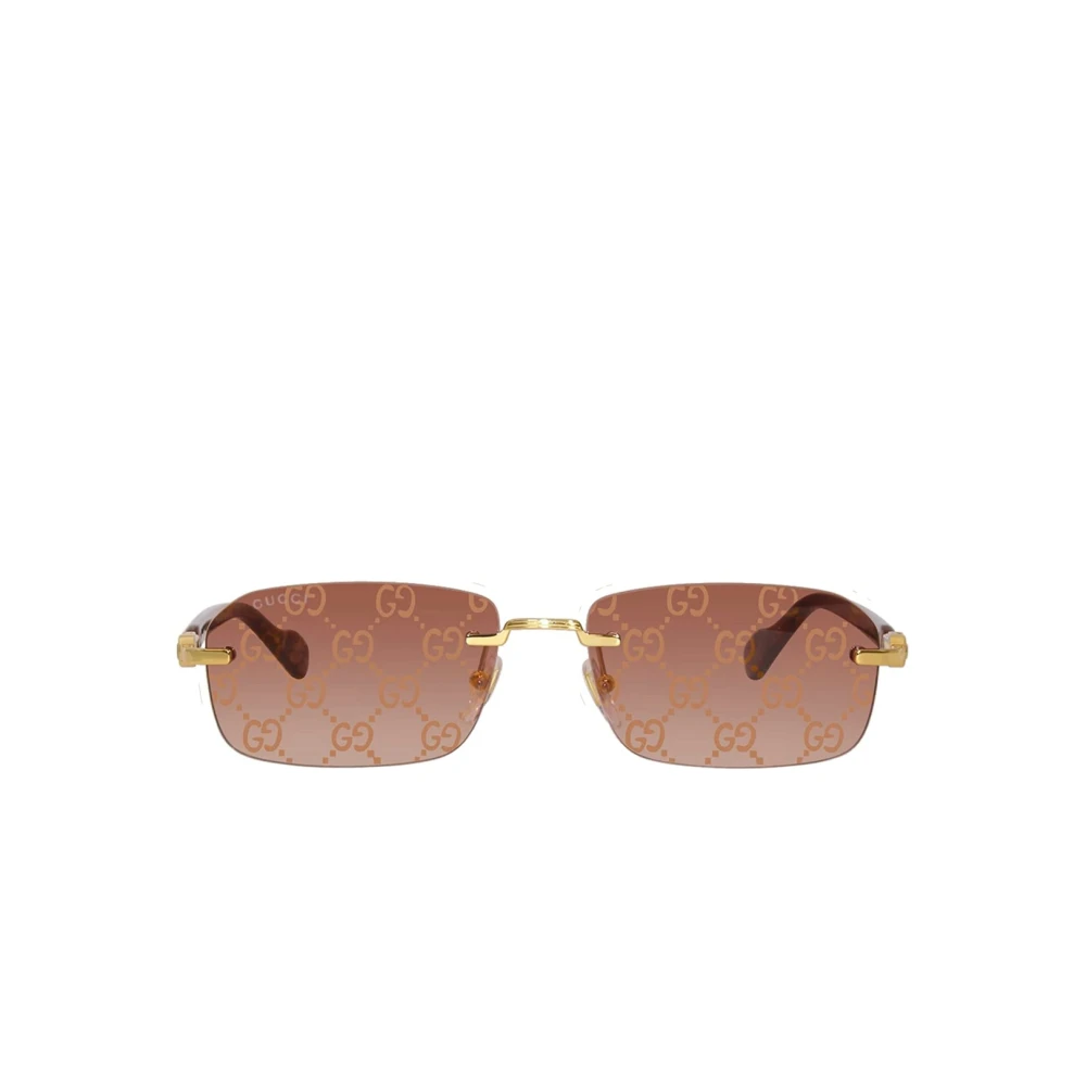 Gucci Vintage-geïnspireerde stadszonnebril met GG-logo Yellow