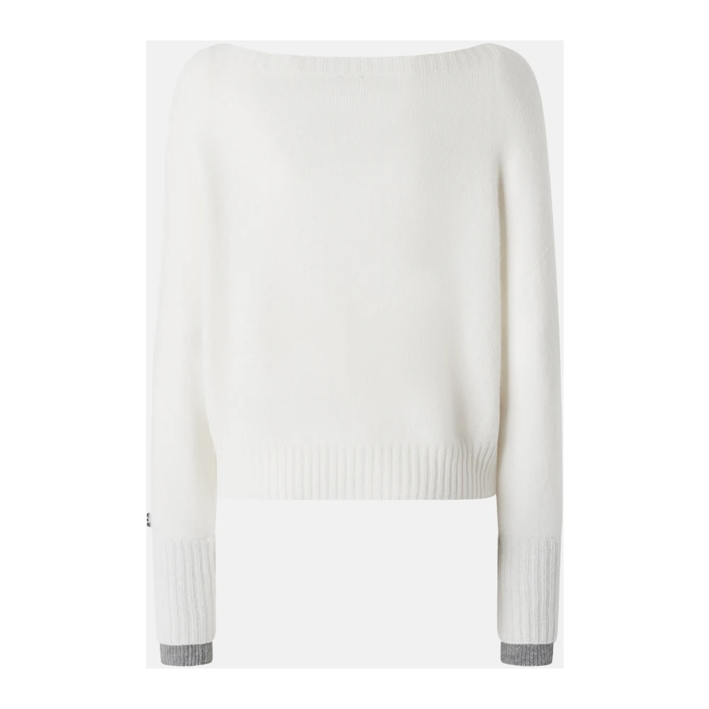 pinko Stijlvolle Gebreide Kleding White Dames