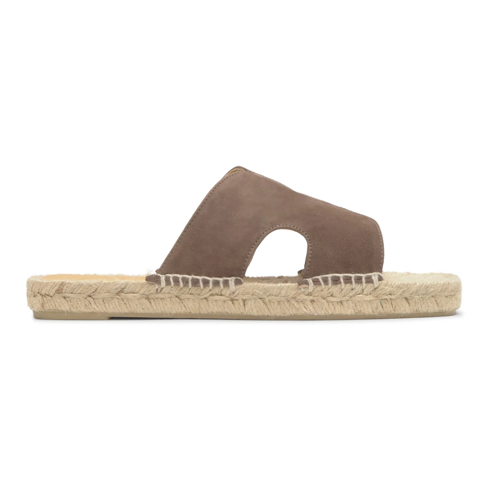 Castañer Brown Sliders, Female, 7 Uk, Priya Flat Sandal
