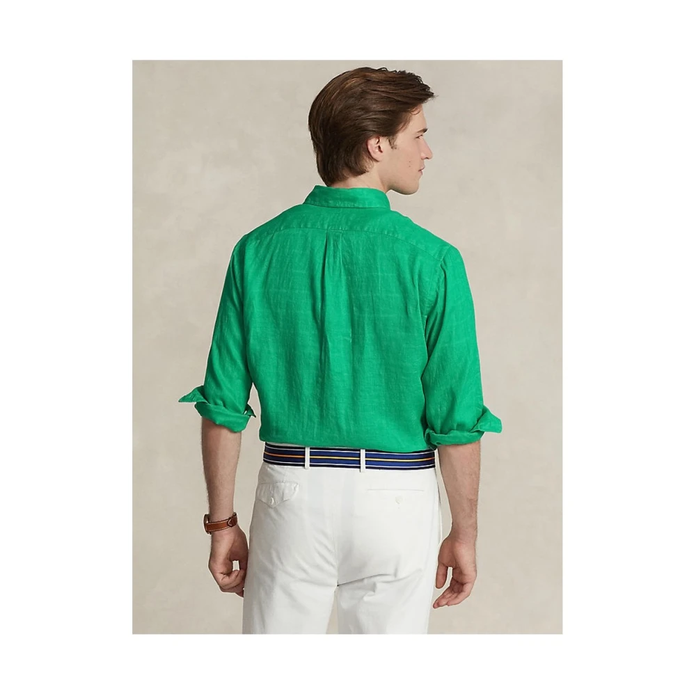 Ralph Lauren Klassieke Overhemd Green Heren